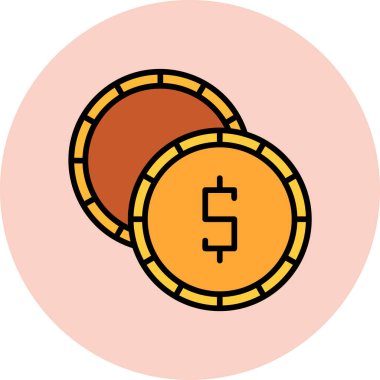 Sikke Simgesi vektör illüstrasyonu