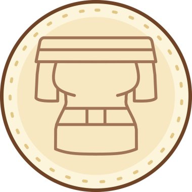 kahve fincanı ikonu vektör illüstrasyonu