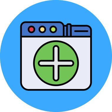 Bir pil simgesinin vektör çizimi