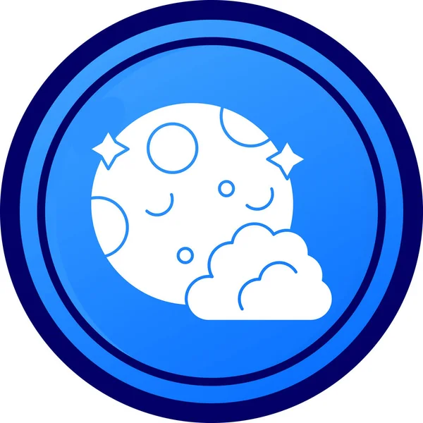 Bulut simgesinin vektör illüstrasyonu