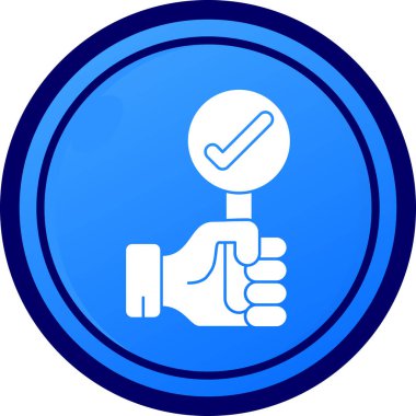 vektör onay işareti simgesi