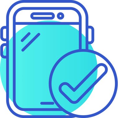 mobil uygulama simgesi, vektör illüstrasyonu