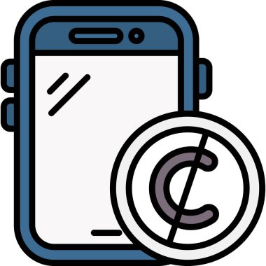 - Telefon. Web simgesi basit illüstrasyon