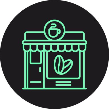 Vektör Kahve Simgesi illüstrasyonu