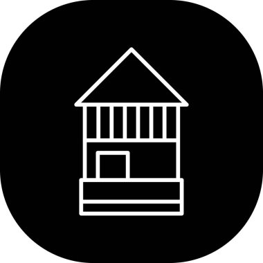 Yapı simgesinin vektör illüstrasyonu