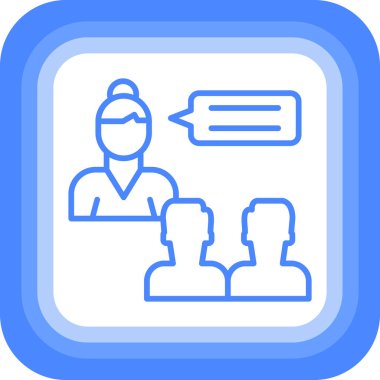 Bir grup insan simgesinin vektör çizimi