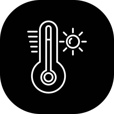 iklim sıcaklığı vektör illüstrasyonu