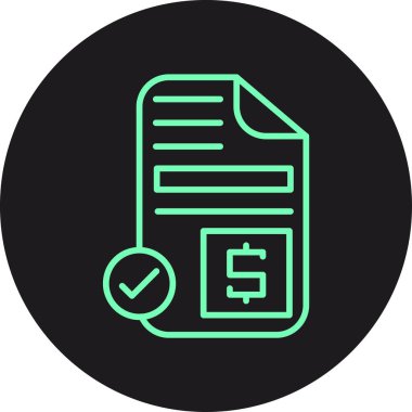 Vektör belgesi Simge illüstrasyonu