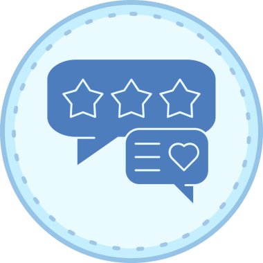 Moda tasarım tarzında geri besleme simgesi