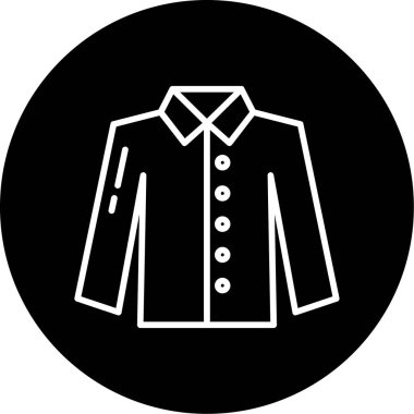 Bir kadın ceketinin vektör çizimi