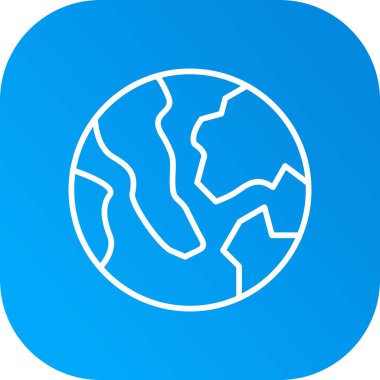 soyut arkaplanda izole edilmiş dünya simgesi