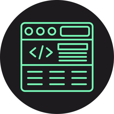 seo modern simgesinin vektör illüstrasyonu