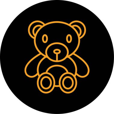 oyuncak ayı vektör simgesi