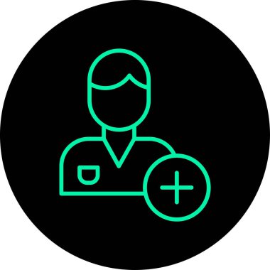 Vektör Avatar Simgesi illüstrasyonu