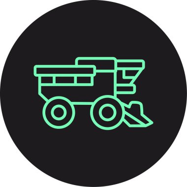 Bir çiftlik simgesinin vektör illüstrasyonu