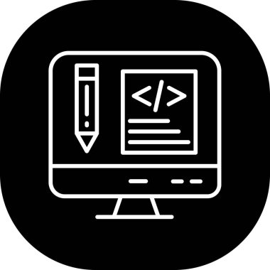 Web tasarım simgesi, vektör illüstrasyonu