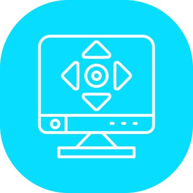 izleyici ikon vektör illüstrasyonu