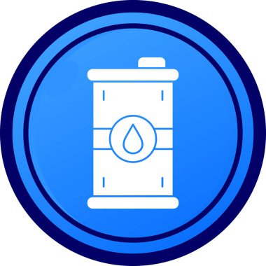 Gaz simgesinin vektör illüstrasyonu