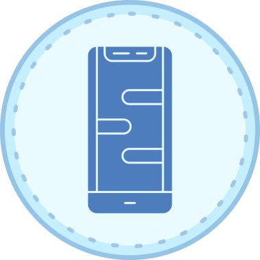 cep telefonu simgesi. vektör illüstrasyonu