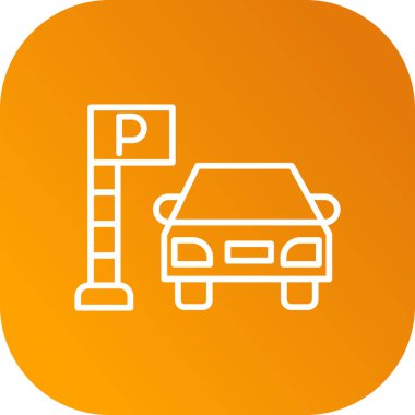 Trafik İşareti simgesi, vektör illüstrasyonu