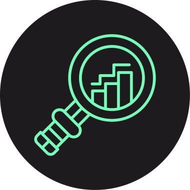 analitik simge vektör illüstrasyonu