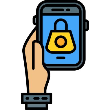 Cep telefonu simgesini kilitle