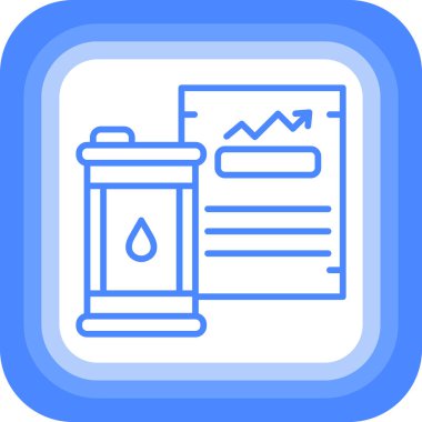 Yağ. Web simgesi basit illüstrasyon