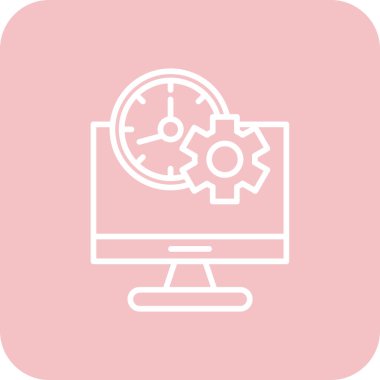 Ayarlama. Web simgesi vektör illüstrasyonu