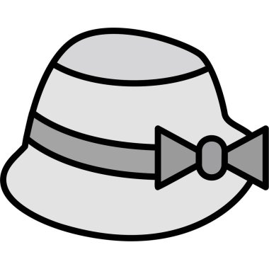 Şapka kutsal kişilerin resmi, basit tarzı