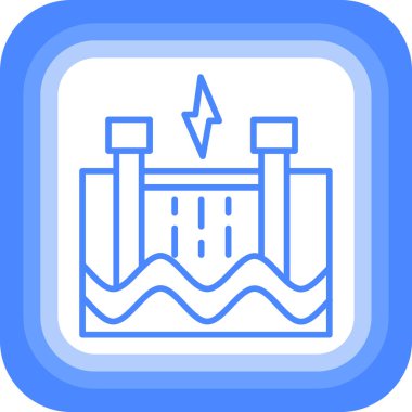 Fabrika simgesi vektör illüstrasyonu