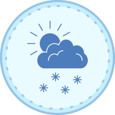 Modern bulut simgesinin vektör illüstrasyonu