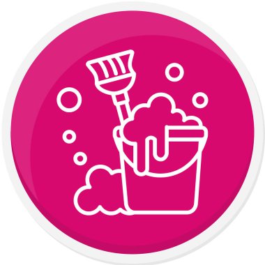 fırça. Web simgesi basit illüstrasyon