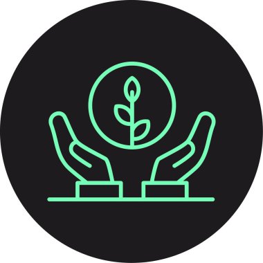 beautiful flower vector line icon