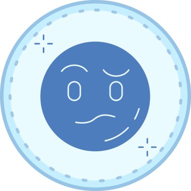 Emoji. Web simgesi vektör illüstrasyonu