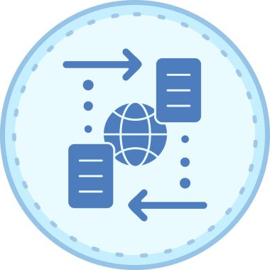 Veri Merkezi simgesini, vektör çizim