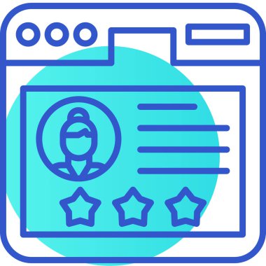 kullanıcı arayüzü simgesi, vektör illüstrasyonu