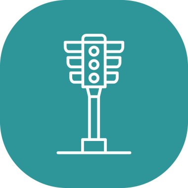 Benzersiz klima vektör kabartma simgesi