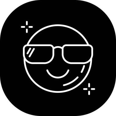 vektör emoji simgesi çizimi