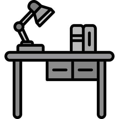 masa simgesi vektör illüstrasyonu