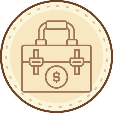 Cüzdanın vektör illüstrasyonu