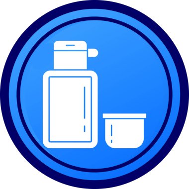 şişe vektör simgesi modern basit vektör illüstrasyonu