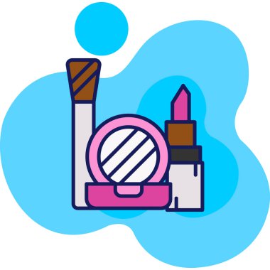 Palet 'i boya. Basit illüstrasyon