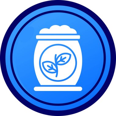 Kavanoz ikonu vektör illüstrasyonu