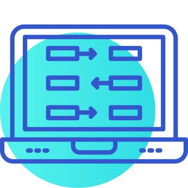 bilgisayar simgesi vektör illüstrasyonu