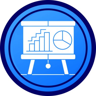 iş grafiği simgesi düzgün bir şekilde simgesi