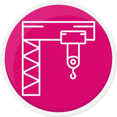 Yapı simgesinin vektör illüstrasyonu