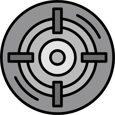 Hedef. Web simgesi basit illüstrasyon