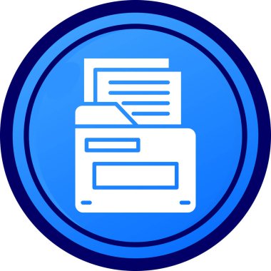 Belge. Web simgesi basit illüstrasyon