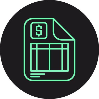 Vektör Doları simge tasarlamak