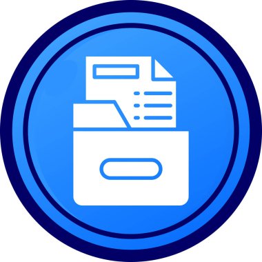 Dosya. Web simgesi basit illüstrasyon